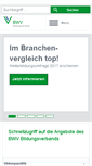 Mobile Screenshot of bwv.de