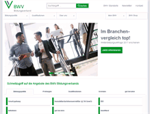 Tablet Screenshot of bwv.de